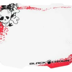 Numbers/Plates/Padsets Black Crown Skull Number Plate