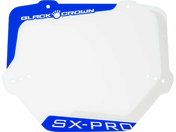 Black Crown SX Pro Number Plate 3 Black Crown SX Pro Number Plate