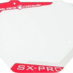 Black Crown SX Pro Number Plate