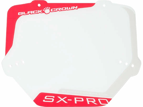 Black Crown SX Pro Number Plate 2 Black Crown SX Pro Number Plate