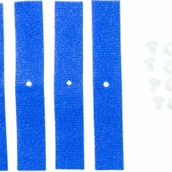 Black Crown Velcro Number Plate Straps