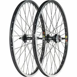 Black Ops Cassette Wheelset W/Sun CR18 Rims-32H-20x1 3/8"-Black