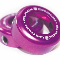 Grips Black Crown Aluminum Bar Caps