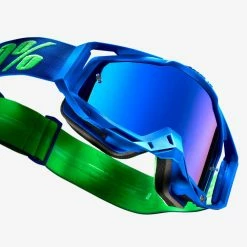 100% Racecraft Dreamflow Goggles-Mirror Blue Lens PROTECTIVE GEAR