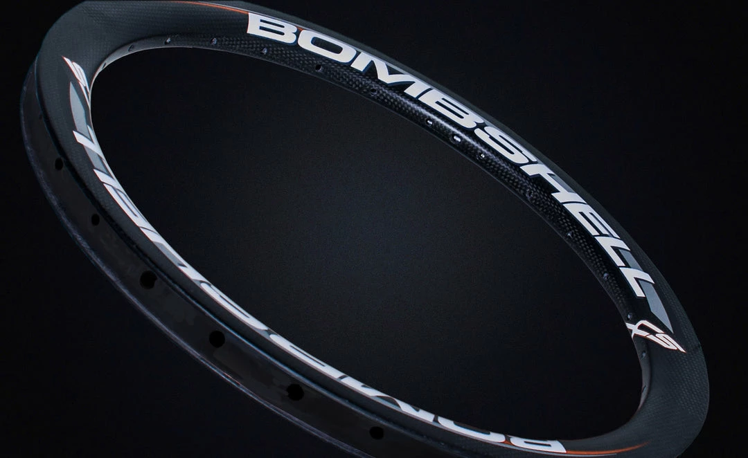 Bombshell CS Carbon Expert BMX Rim-28H-20x1 1/8"-1 3/8" Rims 1 Bombshell CS Carbon Expert BMX Rim-28H-20x1 1/8"-1 3/8" Rims