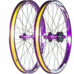 Bombshell SLX Wheelset-36H-20x1.75"-Purple