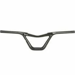 Box Hex Lab OS Carbon BMX 28.6mm Handlebar - 6" X 26" - Black Handlebars
