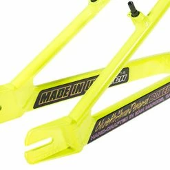 CCH Super Cup Aluminum BMX Race Frame-Fluorescent Yellow