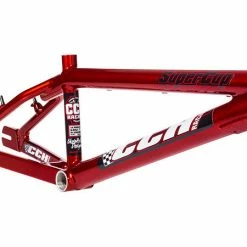 CCH Super Cup Aluminum BMX Race Frame-Candy Red