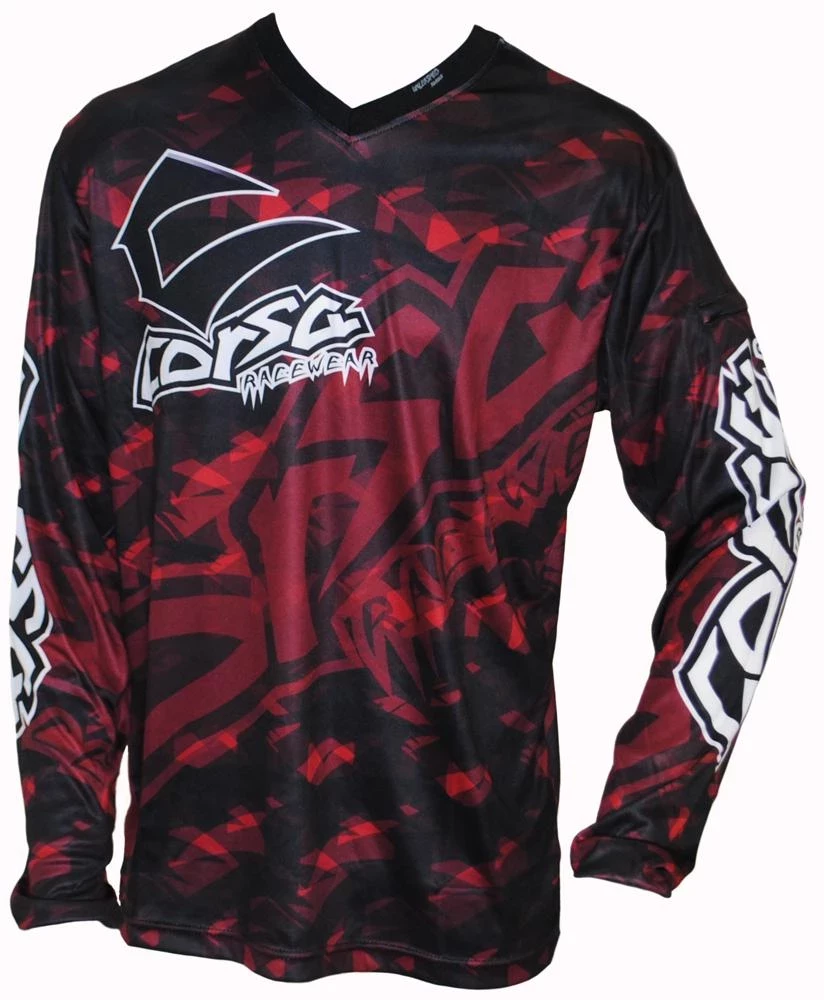 Corsa Unleashed Jersey-Red/Black RACE WEAR 3 Corsa Unleashed Jersey-Red/Black RACE WEAR