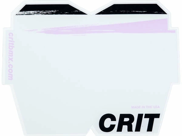 Crit Striped Number Plate 3 Crit Striped Number Plate