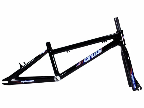 Crupi Pit Bike Frame/Fork Kit-Black 1 Crupi Pit Bike Frame/Fork Kit-Black