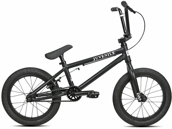 LITTLE BIKES Cult Juvenile 16" BMX Freestyle Bike-Black 1 LITTLE BIKES Cult Juvenile 16" BMX Freestyle Bike-Black