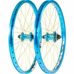 Jrbmx001 Custom Wheelset: Alienation Supercross Wheelset-20x1.75"-Blue