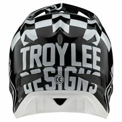 Troy Lee Designs D3 Fiberlite -Raceshop White/Black Helmets 7 Troy Lee Designs D3 Fiberlite -Raceshop White/Black Helmets