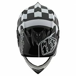 Troy Lee Designs D3 Fiberlite -Raceshop White/Black Helmets 9 Troy Lee Designs D3 Fiberlite -Raceshop White/Black Helmets