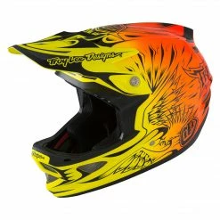 PROTECTIVE GEAR Troy Lee D3 Composite MIPS Helmet-Ravage Orange