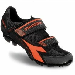 Diadora X Phantom Jr Clipless Shoes-Black/Red