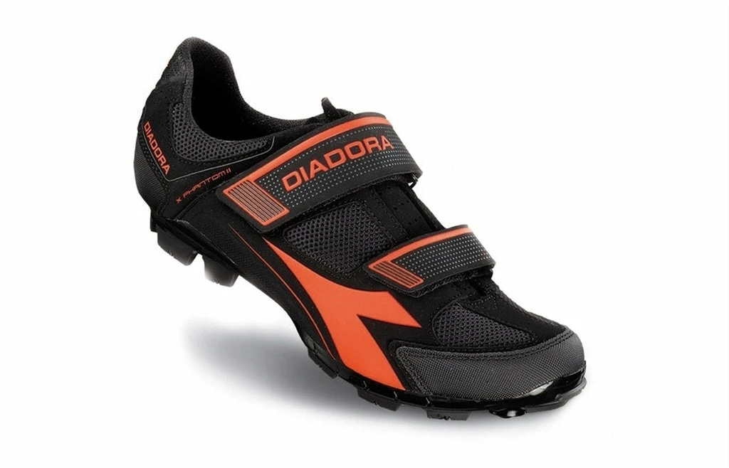 Diadora X Phantom Jr Clipless Shoes-Black/Red 1 Diadora X Phantom Jr Clipless Shoes-Black/Red