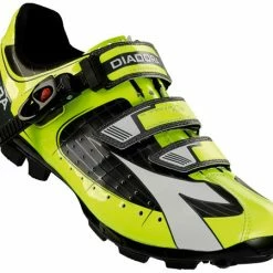 Diadora X-Trivex Plus Clipless Shoes-Black/Yellow