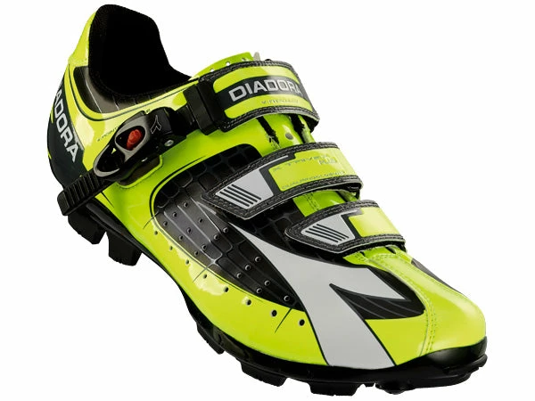 Diadora X-Trivex Plus Clipless Shoes-Black/Yellow 1 Diadora X-Trivex Plus Clipless Shoes-Black/Yellow