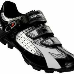 Diadora X-Trivex Plus Clipless Shoes-Silver/Black/White