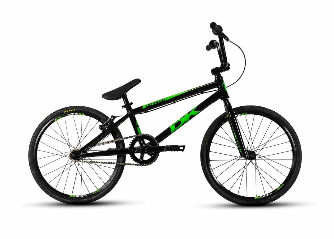 RACE BIKES DK Octane Expert BMX Bike-Black/Green 1 RACE BIKES DK Octane Expert BMX Bike-Black/Green