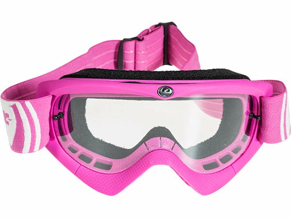 PROTECTIVE GEAR Dragon MX Goggles Youth-Pink/Clear 1 PROTECTIVE GEAR Dragon MX Goggles Youth-Pink/Clear