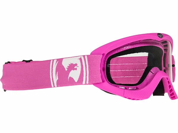 PROTECTIVE GEAR Dragon MX Goggles Youth-Pink/Clear 2 PROTECTIVE GEAR Dragon MX Goggles Youth-Pink/Clear