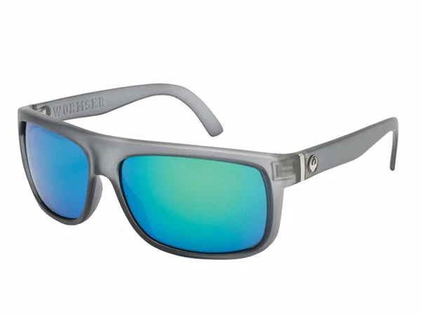 Dragon Wormser Sunglasses-Matte Gray Green Ion APPAREL 1 Dragon Wormser Sunglasses-Matte Gray Green Ion APPAREL