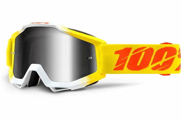 100% Accuri Moto Goggles-Zest-Mirrored Silver Lens PROTECTIVE GEAR 1 100% Accuri Moto Goggles-Zest-Mirrored Silver Lens PROTECTIVE GEAR