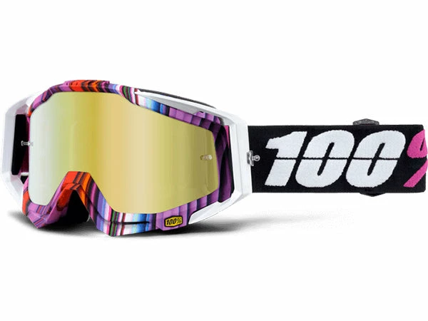 100% Racecraft Goggles-Glitch-Mirrored Gold Lens 1 100% Racecraft Goggles-Glitch-Mirrored Gold Lens