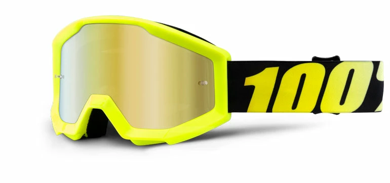 100% Strata Jr Goggles-Neon Yellow PROTECTIVE GEAR 1 100% Strata Jr Goggles-Neon Yellow PROTECTIVE GEAR