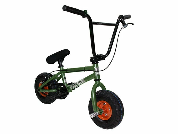 Fat Boy Mini BMX Bike The Assault Pro-Army Green 1 Fat Boy Mini BMX Bike The Assault Pro-Army Green
