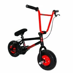 Fat Boy Mini BMX Bike The Assault Pro-Black/Red FREESTYLE BIKES