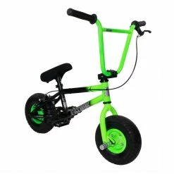 FREESTYLE BIKES Fat Boy Mini BMX Bike The Assault Pro-Neon Green/Black