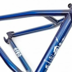 Fit Wifi V2 BMX Frame-Transparent Blue-21"TT FRAMES 9 Fit Wifi V2 BMX Frame-Transparent Blue-21