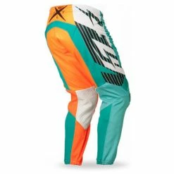 Fly Racing 2014 Kinetic Mesh Race Pants-Teal/Hi-Vis Orange RACE WEAR
