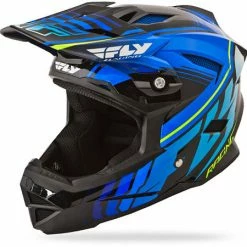 PROTECTIVE GEAR Fly Racing 2016 Default Helmet-Black/Blue
