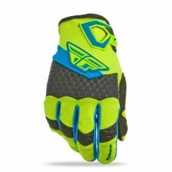 Fly Racing 2015 F-16 Gloves-Ltd Ed-Hi-Vis/Blue RACE WEAR