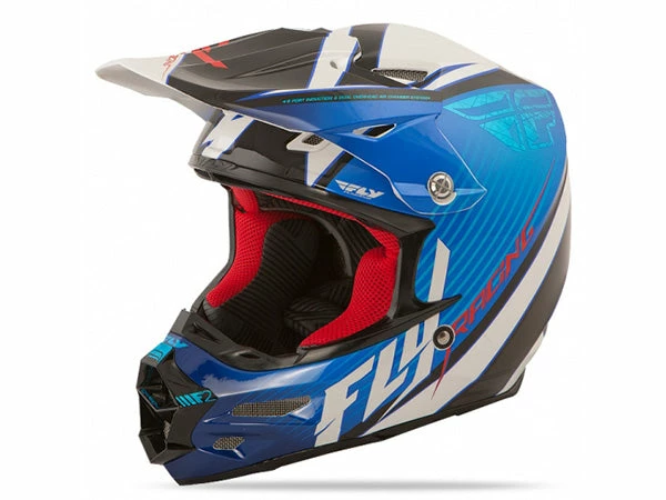 Fly Racing F2 Carbon Fastback Helmet-Black/Blue/White 1 Fly Racing F2 Carbon Fastback Helmet-Black/Blue/White