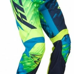 RACE WEAR Fly Racing 2015 Glitch Bicycle Race Pants-Blue/Hi-Vis