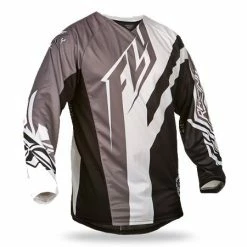 RACE WEAR Fly Racing 2015 Kinetic Division Race Jersey-Black/White