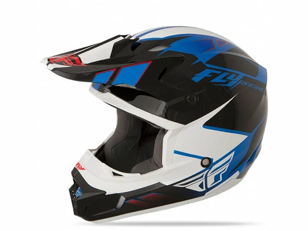 Fly Racing Kinetic Impulse Helmet-Blue/Black/Orange 1 Fly Racing Kinetic Impulse Helmet-Blue/Black/Orange