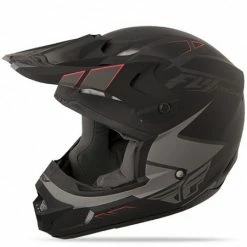 Fly Racing Kinetic Impulse Helmet-Matte Gray/Black PROTECTIVE GEAR
