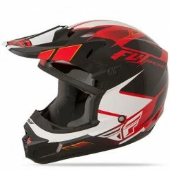 PROTECTIVE GEAR Fly Racing Kinetic Impulse Helmet-Red/Black/White