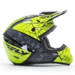 Fly Racing Fly 2018 Kinetic Crux Helmet-Black/Grey/HiVis PROTECTIVE GEAR