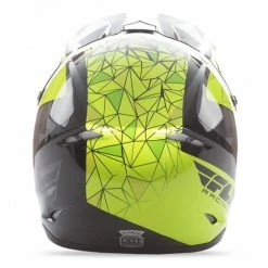 Fly Racing Fly 2018 Kinetic Crux Helmet-Black/Grey/HiVis PROTECTIVE GEAR