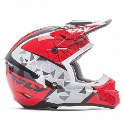 Fly Racing Fly 2018 Kinetic Crux Helmet-Red/Black/White PROTECTIVE GEAR