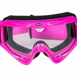 Fly Racing Focus Goggle-Adult-Pink-Clear Lens